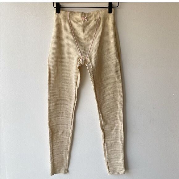 FRANKIES BIKINIS NEW ERIN WAFFLE LEGGING LARGE - Picture 7 of 13